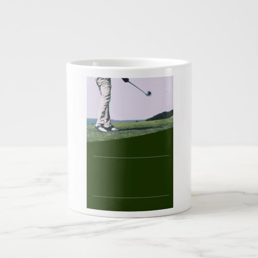 Mug coffee sample golf ジャンボコーヒーマグカップ (正面)