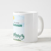Mug coffee sample island summer  ジャンボコーヒーマグカップ (正面右)