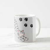 Mug coffee sample logo cat コーヒーマグカップ (正面右)
