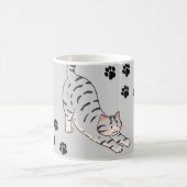Mug coffee sample logo cat コーヒーマグカップ (中央)