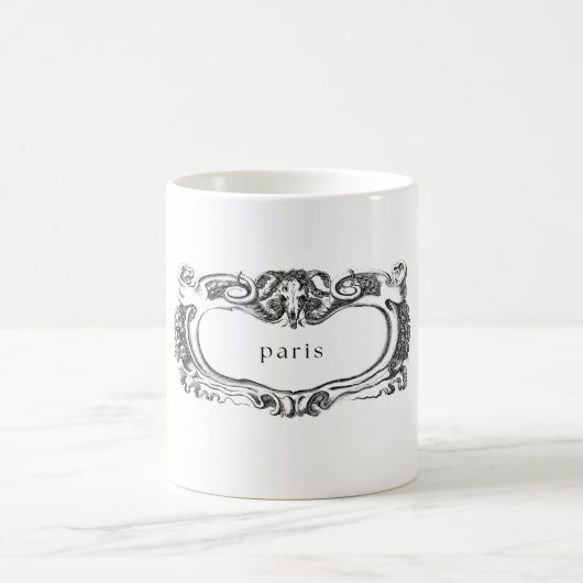 Mug coffee sample paris  コーヒーマグカップ (中央)