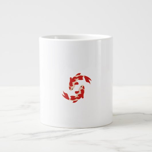 Mug coffee sample poisson  ジャンボコーヒーマグカップ (正面)