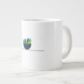 Mug coffee sample végétal  ジャンボコーヒーマグカップ (正面右)