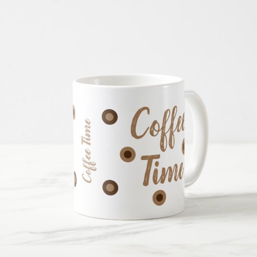 Mug Coffee Time コーヒーマグカップ (正面右)