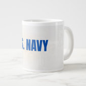 Mug coffee us navy  ジャンボコーヒーマグカップ (正面右)