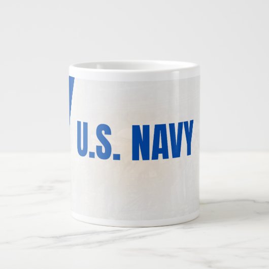 Mug coffee us navy  ジャンボコーヒーマグカップ (正面)
