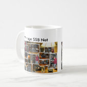mug_collage、mug_gkzcollage、ヴィンテージSSBの網、V… コーヒーマグカップ (正面左)