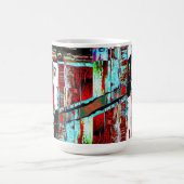 Mug – Collapse Reflection Abstract Design コーヒーマグカップ (中央)