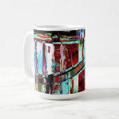Mug – Collapse Reflection Abstract Design コーヒーマグカップ (正面左)