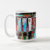 Mug – Collapse Reflection Abstract Design コーヒーマグカップ (左)