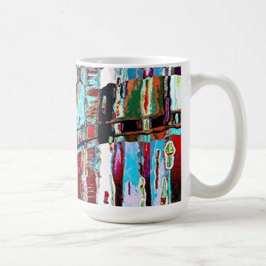 Mug – Collapse Reflection Abstract Design コーヒーマグカップ (右)