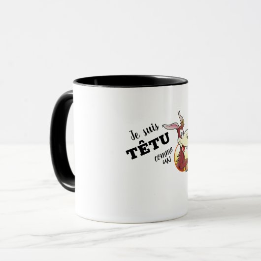 Mug combo "Je suis têtu comme un âne" マグカップ (正面左)