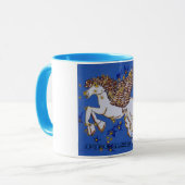 Mug Constellation de Pégase - Année du cheval マグカップ (正面左)