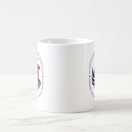 Mug, Constitution Party, Eagle, oval コーヒーマグカップ (中央)