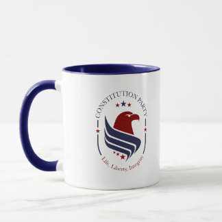 Mug, Constitution Party, Eagle, oval Coffee Mug マグカップ