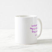 mug Contentez-vous agir laissez les autres parler コーヒーマグカップ (正面右)