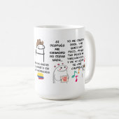 Mug 'Coqueta Chic' – Arte Colombiano con Encanto コーヒーマグカップ (正面右)