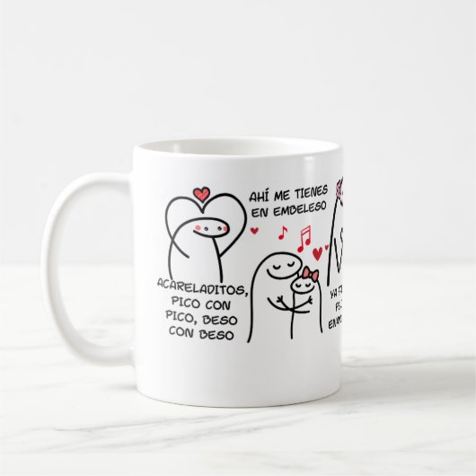 Mug 'Coqueta Chic Parte 2' – Elegancia con Raíces コーヒーマグカップ (左)