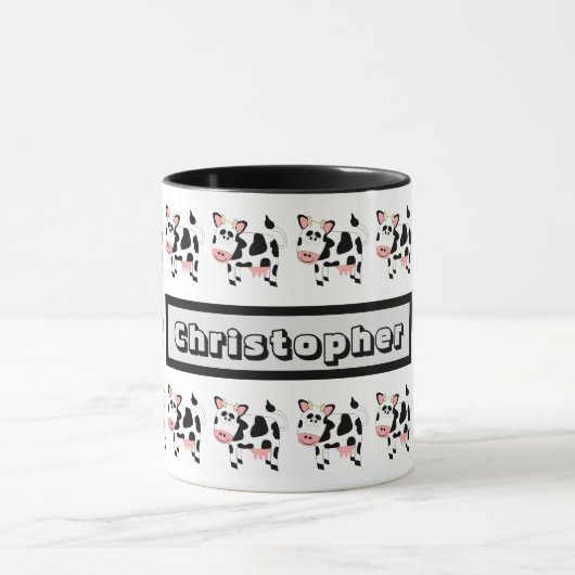 Mug Cow Design マグカップ (中央)