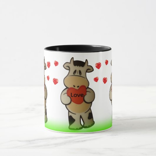 Mug Cow I love you  マグカップ (中央)