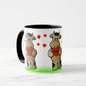 Mug Cow I love you  マグカップ (正面左)