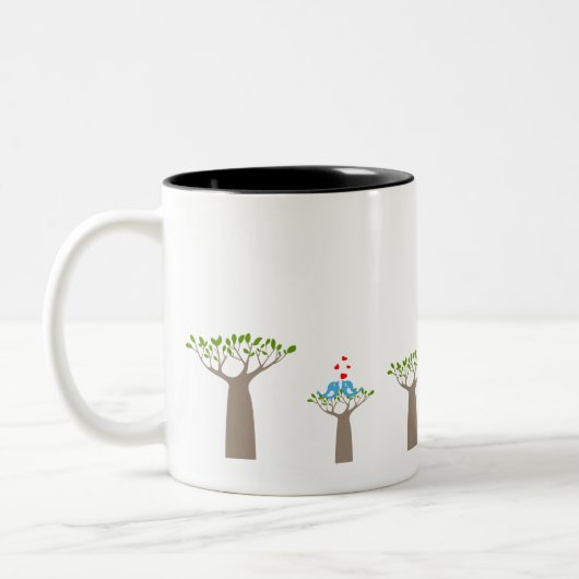 Mug cup (Baobab Trees) ツートーンマグカップ (左)