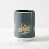 Mug Cup Christmas ツートーンマグカップ (中央)