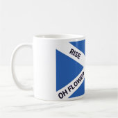 Mug Cup, Oh Flower Of Scotland Rise Now コーヒーマグカップ (左)