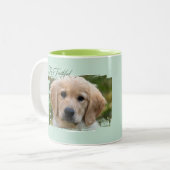 Mug Customizable Pet Photo - "My Faithful Friend" ツートーンマグカップ (正面左)