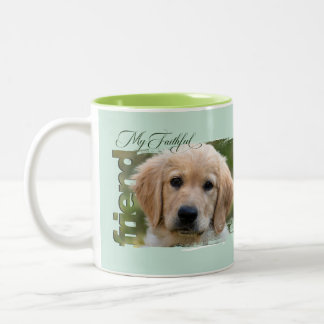 Mug Customizable Pet Photo - "My Faithful Friend" ツートーンマグカップ