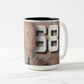 MUG CVN-68 USS NIMITZネームキー ツートーンマグカップ (正面右)