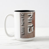 MUG CVN-68 USS NIMITZネームキー ツートーンマグカップ (左)