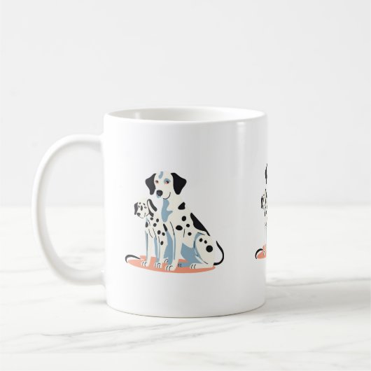 mug dalmatians コーヒーマグカップ (左)
