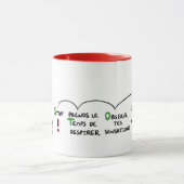 Mug « De l’art de prendre une pause » マグカップ (中央)