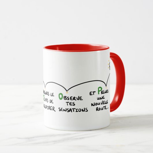 Mug « De l’art de prendre une pause » マグカップ (正面右)