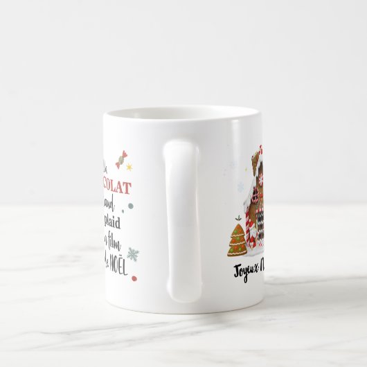 Mug de Noël コーヒーマグカップ (ハンドル)