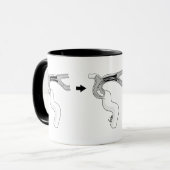 Mug de Trombectomía マグカップ (正面左)
