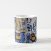 mug déco Lisbonne Azulejos tramway コーヒーマグカップ (中央)