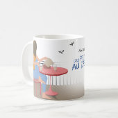 Mug "Des petits pas au dehors" コーヒーマグカップ (正面左)