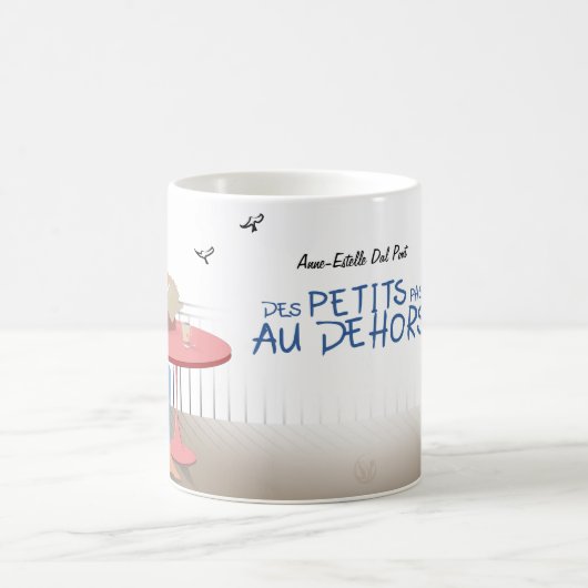 Mug "Des petits pas au dehors" コーヒーマグカップ (中央)