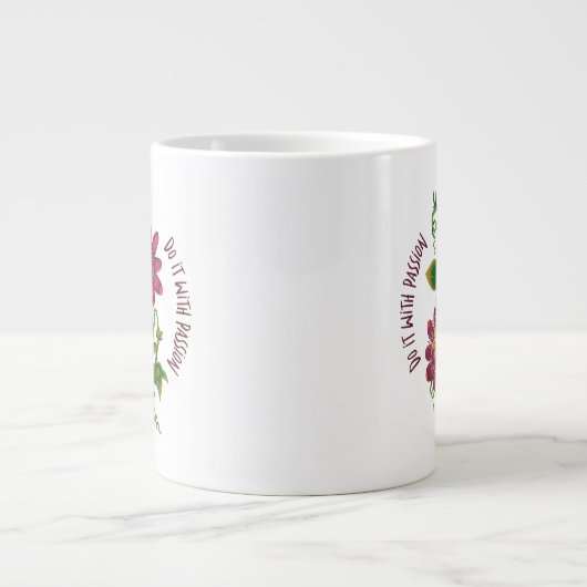 Mug Do It With Passion ジャンボコーヒーマグカップ (正面)