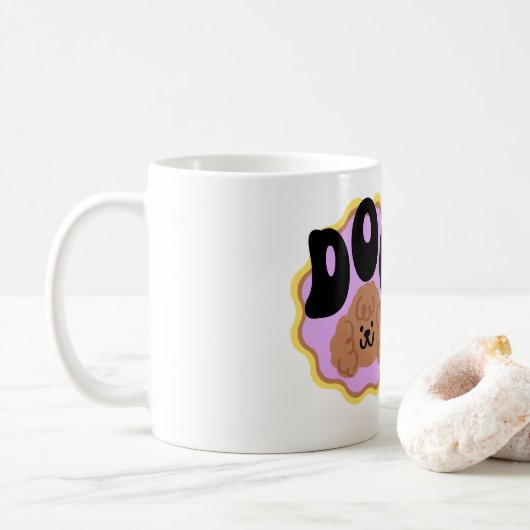 Mug DOG Edition コーヒーマグカップ (ドーナツ)
