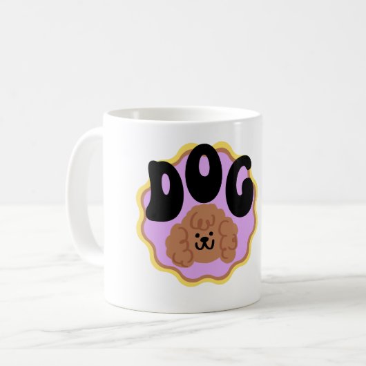 Mug DOG Edition コーヒーマグカップ (正面左)