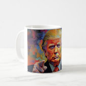 Mug Donald Trump コーヒーマグカップ (正面左)