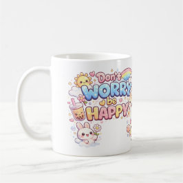 MUG - Don't worry, be happy! コーヒーマグカップ