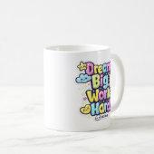 MUG - Dream Big, Work Hard コーヒーマグカップ (正面右)