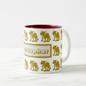 Mug Dromedary Camel Design ツートーンマグカップ (正面右)