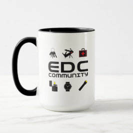 Mug - EDCCロゴ（黒、色付き） マグカップ