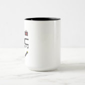 Mug - EDCCロゴ(黒、色付き) マグカップ (中央)