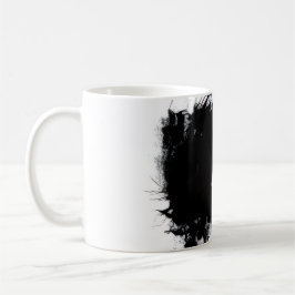 Mug  Edgy Black Ink Splatter Abstract Grunge Desig コーヒーマグカップ